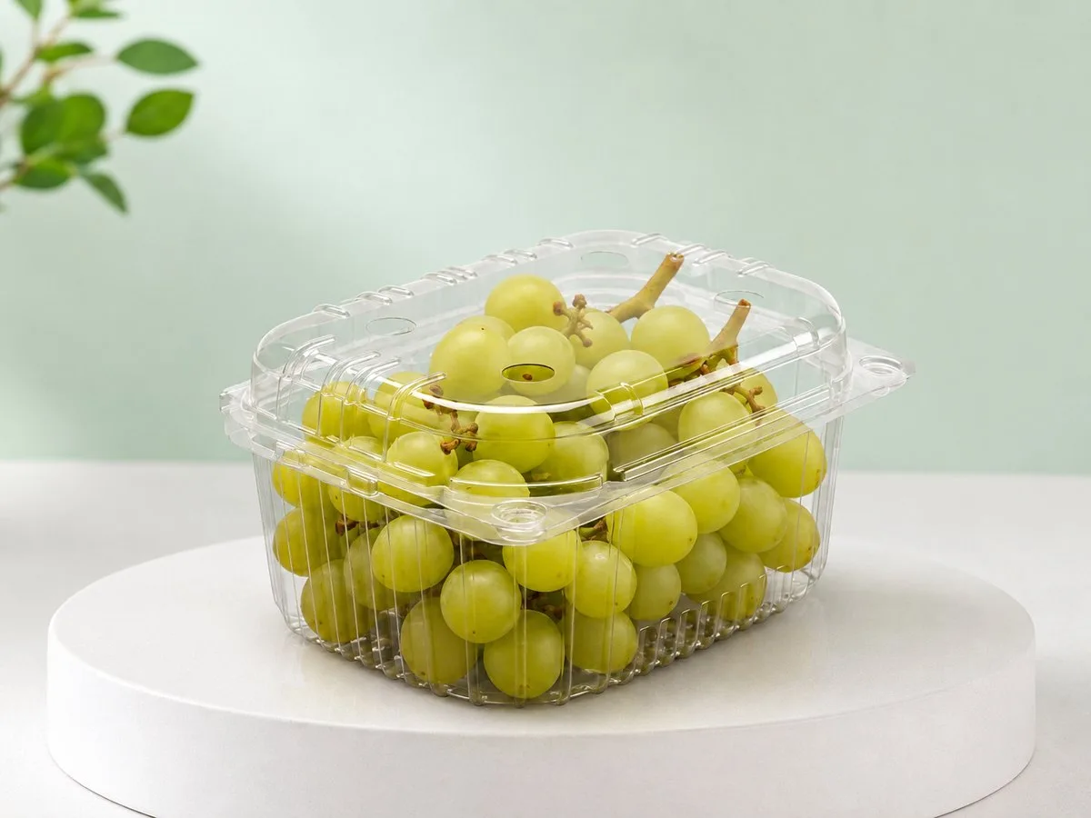 Oracle Group PET punnet 1613 with green grapes