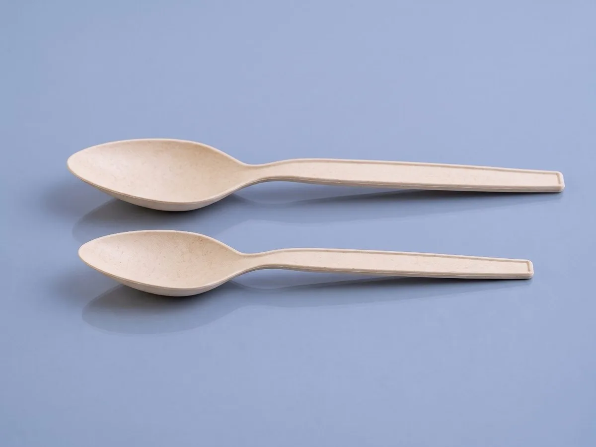 Oracle Group Eco Cutlery cornstarch spoons 7054 and 7055