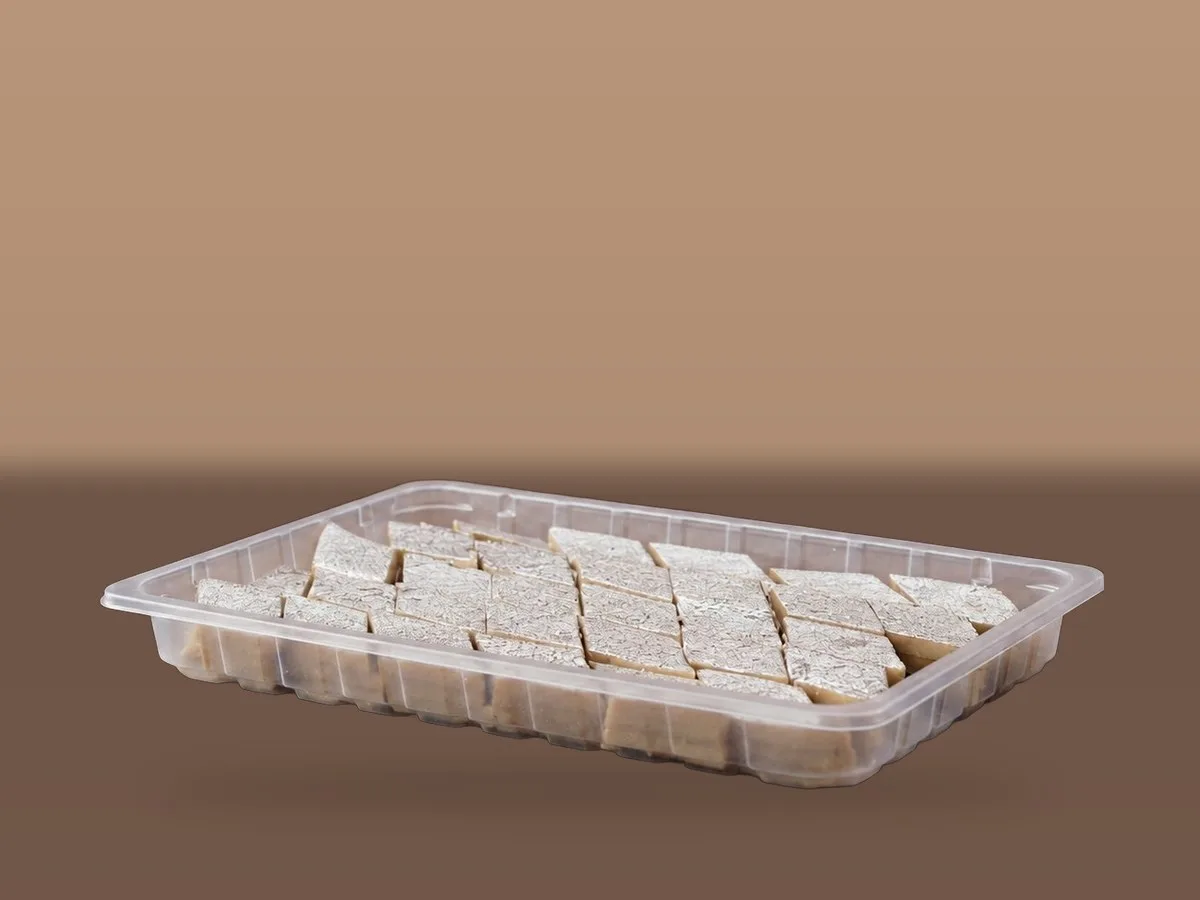 Oracle Group PP rectangular containers 5577 and 5578 with kaju katli
